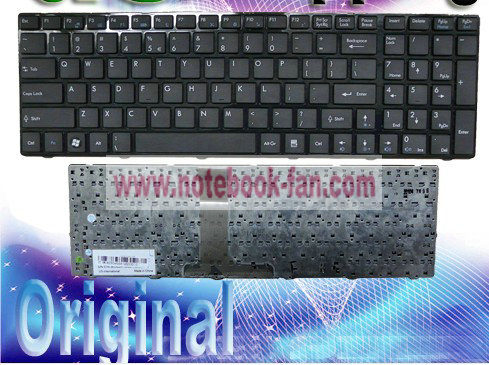 NEW For Genuine MSI A6200 series Keyboard US Black V111922AK1 - Click Image to Close